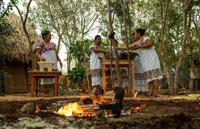 Clase de cocina en una aldea maya - Foto 6
