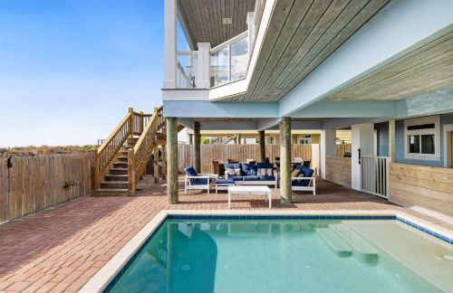 Blue Heaven on the Beach Gulf Front Sleeps 20 6 Br Heated Private Pool - Foto 37