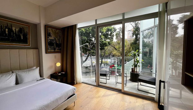 w Modern Loft w Perfect View in Roma Norte - Foto 2, Habitación