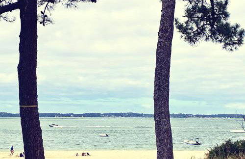Aux pieds des plages, du port, de la piste cyclable et des commerces de proximité, un studio au dernier étage avec une vue panoramique sur le Bassin d'Arcachon, entièrement rénové, dans une résidence avec piscine - Foto 29
