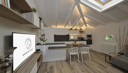 Grenier Blanc - Elegante mansarda - Photo 2, stove, pet friendly, minibar