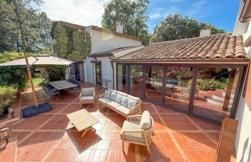 Superbe villa de 5 suites, climatisation, piscine, tennis, hauteurs de St Paul - Foto 24