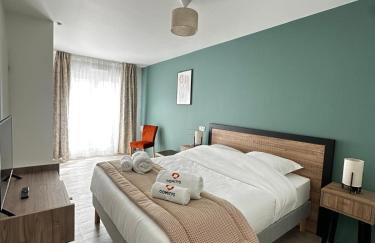 Les Belles Lettres - centre ville face à la Gare - 20 mn de Paris St Lazare - Foto 25