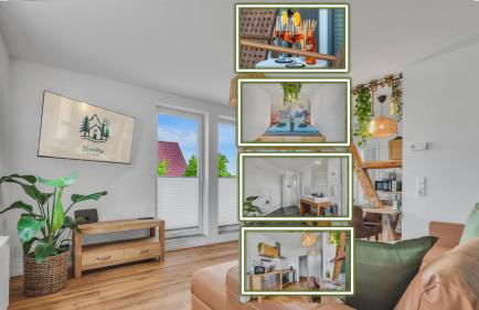 Novita FeWo 1 - Balkon - kostenloser Parkplatz - zentral - Foto 1