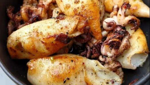 Sample typical fish and seafood products