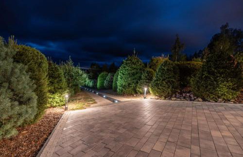 Dom na wzgórzu z widokiem na jezioro z balią i sauną - Foto 13