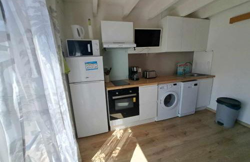 Charmante maison 2 pièces cabine 6 personnes, proche mer et étang, terrasse avec BBQ - FR-1-326-752 - Foto 5