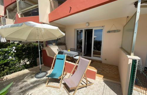 "Les Palmiers" Studio spacieux vue mer Terrasse & Parking - Foto 18