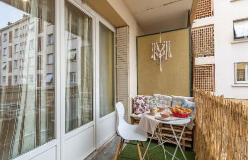 AMJA Proche clinique Saint-Roch apt 3 chambres 3 salles de bain parking gratuit idéal famille groupe coworking 10 min centre ville 10 min plage 5 min sortie autoroute - Foto 15