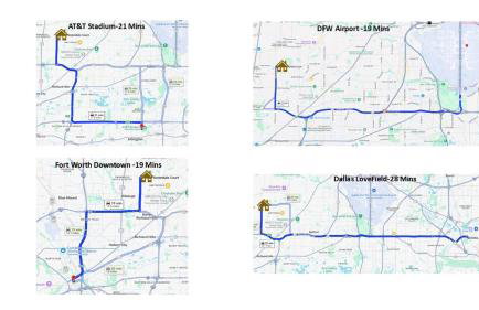 Diamond Waters near DFW & Stadium , Private Pool - Foto 45