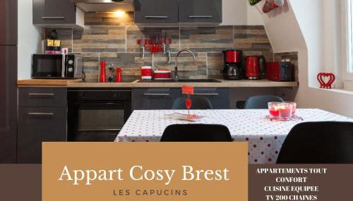 Appart Cosy Brest Les Capucins - Foto 4, stove