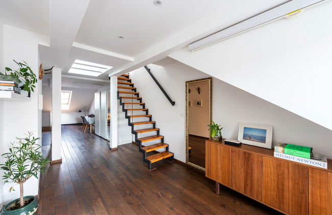 Charming Prague Apartment in Vršovice With Roof Terrace - Foto 8