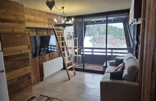Studio cabine 4 pers Cosy esprit chalet Les glovettes - Foto 5