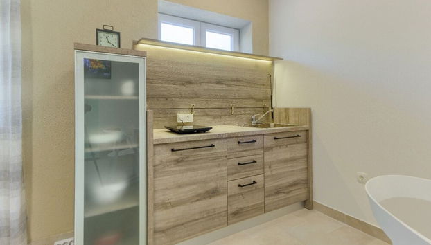 Majestic Kastel Stari Apartment With Terrace - Foto 4, Cocina privada