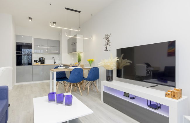 Dark Blue and Grey Apartment by Renters - Foto 11