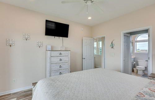 Walk to Surf City Beach Ocean-View Home with Decks! - Photo 11