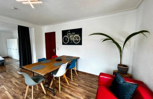 OhPardon! GAILDORF - Monteurwohnung im EG, Einzelbetten, Loggia & Garten - Foto 7