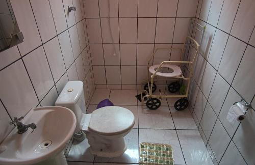 Casa Itanhaém piscina churrasqueira ar condicionado 7 pessoas - Foto 6