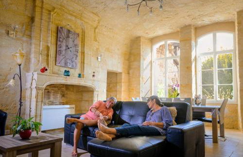 Maison troglodyte de charme avec salle de jeux et spa à Vouvray - FR-1-381-87 - Foto 10