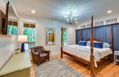 Luxurious Clarkesville Cabin with Decks and Fire Pit - Foto 17