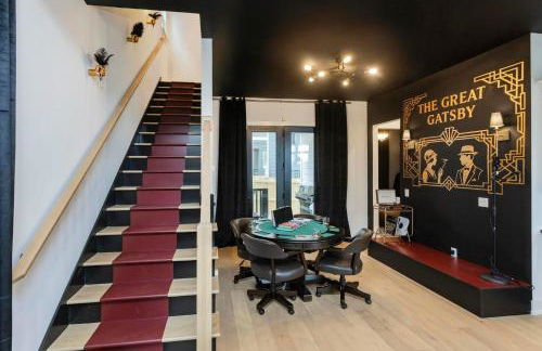 Rooftop Deck Hot Tub Fire pit Sleeps 10 - Foto 17