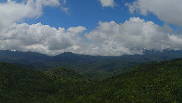 Vue panoramique depuis le sommet de la colline de Pão de Loth
