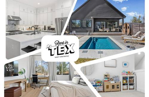 South Austin Pool & Sauna 4BR w Firepit & Playroom - Foto 1