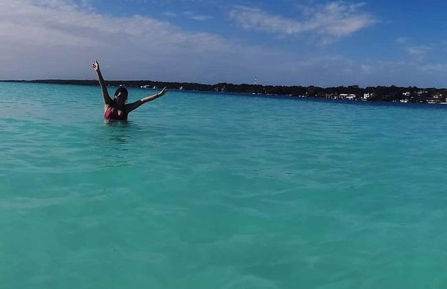 TOUR BACALAR mágico com passeio de Barco Pontão. (Transporte + Café da Manhã + Alimentação) - Foto 12