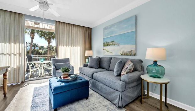 Gulf Place Cabanas 210- Gulf View - Foto 4, Zona de estar