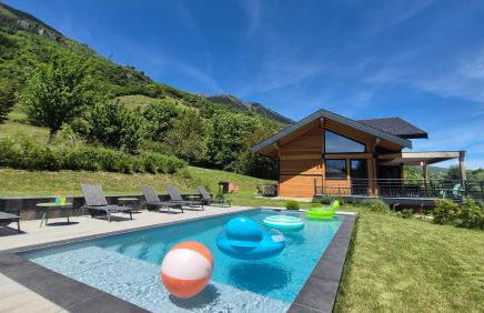 Chalet neuf, Jacuzzi, piscine privée mai-sept, pétanque, proche Paradiski - Foto 42