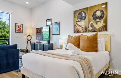 Vibrant Austin Studio Balcony plus Parking and Wi-Fi - Foto 9
