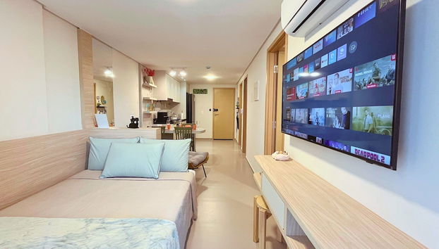 Flat Oceânica Seaside - By Almare - Foto 2, Habitación