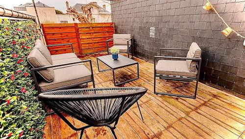 Villa de charme La Belle Havraise 6 pers 3 chambres terrasse avec garage - Foto 2, Garden view