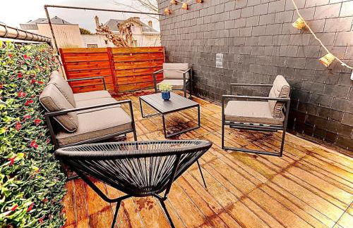 Villa de charme La Belle Havraise 6 pers 3 chambres terrasse avec garage - Foto 2