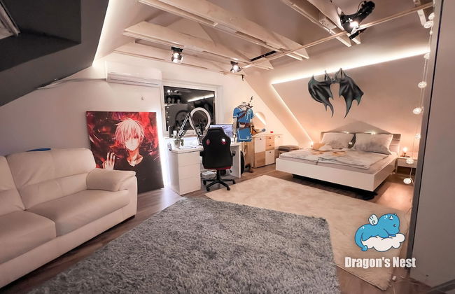 Dragons Nest: Cozy & Modern Attic Loft Nuremberg - Foto 49