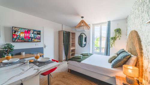 Jasmin Roanne centre-ville - Parking & Clim - Foto 5