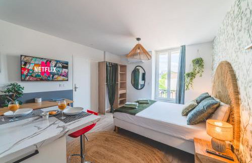 Jasmin Roanne centre-ville - Parking & Clim - Foto 5