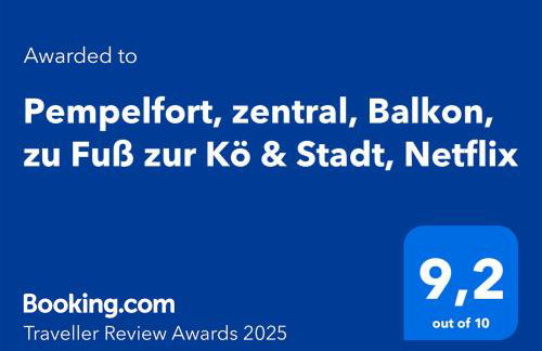 Pempelfort, zentral, Balkon, zu Fuß zur Kö & Stadt, Netflix - Foto 22