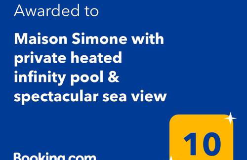 Maison Simone with private heated infinity pool & spectacular sea view - Foto 67