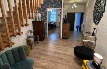 Idéal groupe tarif long séjour maison 4chambres 8lits 2salles de bain 3wc terrasse stationnement gratuit - Foto 12