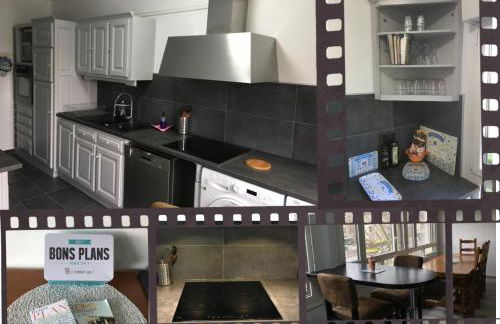 BedinReims "burgundy bottle" 110m2 Exceptional, 4 chambres doubles, 2 bain, free park & wifi, tout équipé - Foto 14