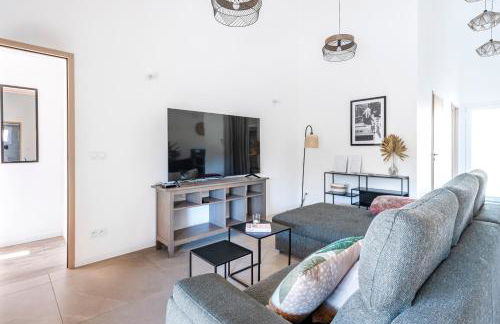 Plan de la Tour M1 - Villa 6 pers climatisée, 3 ch, piscine privée chauffée, nature & calme - Foto 7