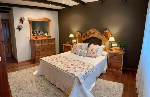 Chalet Rural Toñita 400 m playa piscina barbacoa chimenea - Foto 22