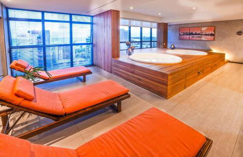 Time Apto 410 Quarto Sala Luxo Conforto na Praia Ponta Verde - Foto 48