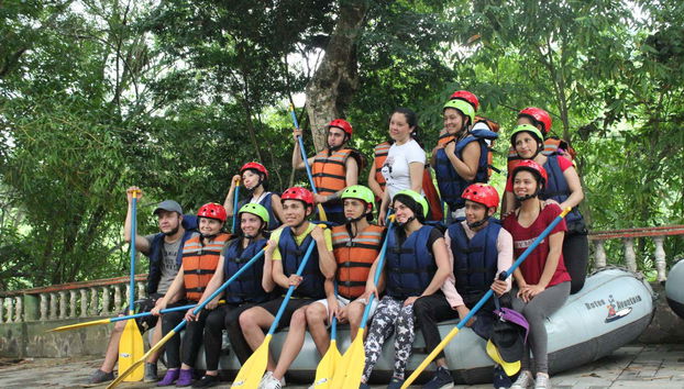 Ready for the rafting activity
