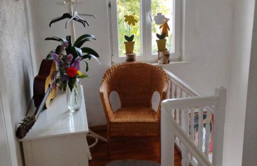 Gîte Le Marronnier, parking et terrasse au calme, entre Colmar-Riquewihr et Obernai, vue sur espaces verts et coteaux d Alsace, route du vin-châteaux - Foto 17