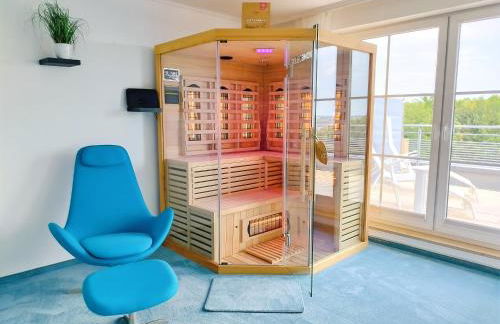 Seeblickapartment für bis zu 12, Nürnberg & Schwabach in 30-35 Minuten zu erreichen, Sauna, Arbeitsplatz, Dachterrasse & Grill - Foto 4