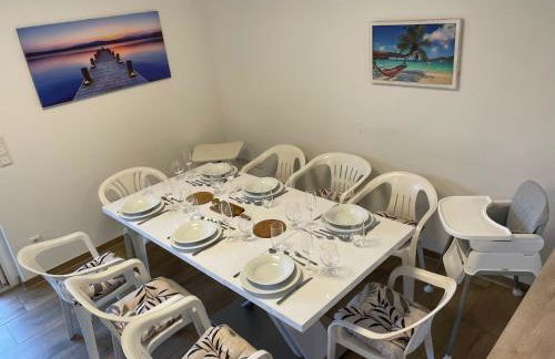 Ruhig gelegene EG-Neubauwohnung & Garten, überdachte Terrasse, Insektenschutz, Fußbodenheizung, EBK für max 7 Personen - Foto 21