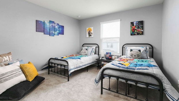 7BR Serene Home Close to Disney, Private Pool, Spa - Foto 5, Habitación