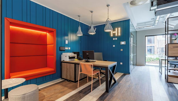 Zona de estar del vestíbulo